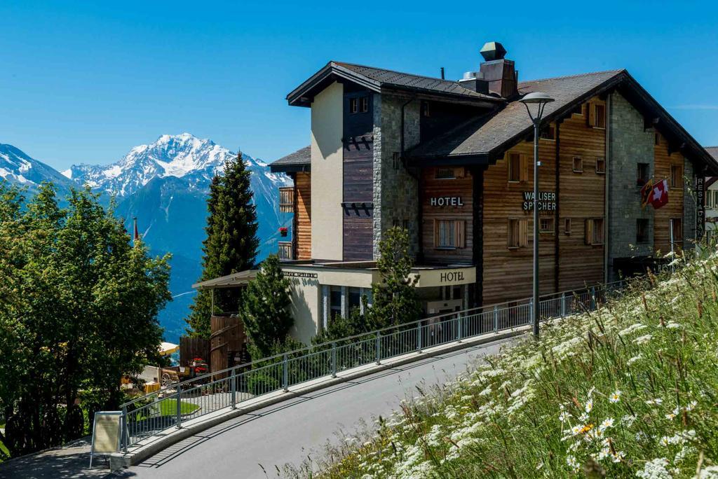 Swiss Chalet-Style Hotel Walliser Spycher Riederalp Exterior photo